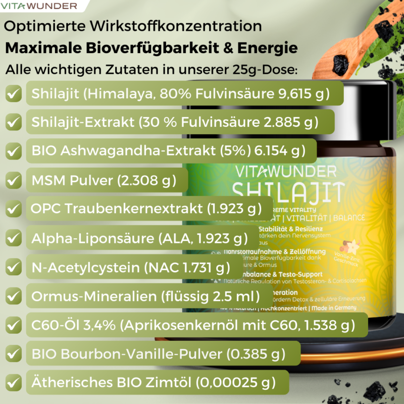 Shilajit Supreme Vitality – 25 g – Bild 17